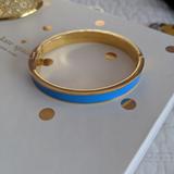Kate Spade Jewelry | Kate Spade Head In The Clouds Hinged Bracelet | Color: Blue/Gold | Size: Os