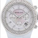 Michael Kors Accessories | Michael Kors Women Watch | Color: White | Size: Os