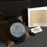 Michael Kors Accessories | Men's Michael Kors Black Ion Plated Ss Watch | Color: Black | Size: Os