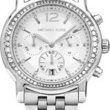 Michael Kors Accessories | Michael Kors Women's Baisley Chronograph Watch Mk5 | Color: Silver | Size: Os