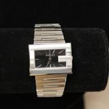 Gucci Accessories | Gucci Womens G Stainless Steel Silver Watch | Color: Black/Silver | Size: Os