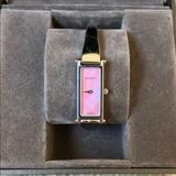 Gucci Accessories | Gucci Stainless Steel Bangle Watch | Color: Pink | Size: Os