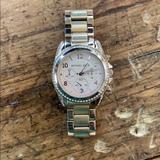 Michael Kors Accessories | Michael Kors Rose Gold Watch | Color: Gold/Tan | Size: Os