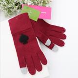 Kate Spade Accessories | Kate Spade Deep Russet Tech Spade Gloves | Color: Brown/Red | Size: Os