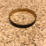 J. Crew Jewelry | J. Crew Black & Gold Bangle | Color: Black/Gold | Size: Os