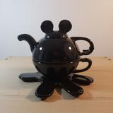 Disney Kitchen | Disney Thailand Black Teapot For One | Color: Black | Size: Os
