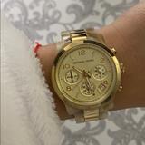 Michael Kors Accessories | Michael Kors Watch & Pouch | Color: Gold | Size: 38mm
