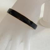 J. Crew Jewelry | J Crew Gold And Black Enamel Bangle | Color: Black/Gold | Size: Os