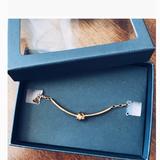 J. Crew Jewelry | Jcrew Demi Fine Knot Bracelet 14k Gold Plated Nwb | Color: Gold | Size: Os