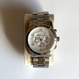 Michael Kors Accessories | Michael Kors Men’s Silver Watch | Color: Silver | Size: Os