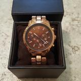 Michael Kors Accessories | Michael Kors Rose Gold Watch | Color: Brown | Size: Os