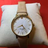 Kate Spade Accessories | Kate Spade Ladies Metro Vachetta Watch | Color: Gold | Size: Fits Size 5 34 To 7 12