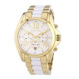 Michael Kors Accessories | Michael Kors Women's Gold/White Chronograph Watch | Color: Gold/White | Size: Os