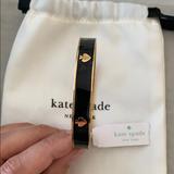Kate Spade Jewelry | Kate Spade Black And Gold Bangle Nwt | Color: Black/Gold | Size: Os