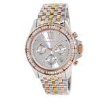 Michael Kors Accessories | Michael Kors Everest Chronograph Silver Dial Tri-Tone Ladies Watch | Color: Gold/Silver | Size: Os