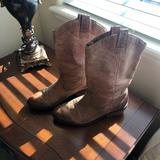 Jessica Simpson Shoes | Jessica Simpson Leather Boots Cowboy Style | Color: Brown/Tan | Size: Various