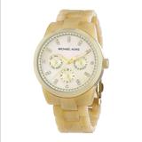 Michael Kors Accessories | Michael Kors Blonde Tortoise Watch | Color: Gold/Tan | Size: Os