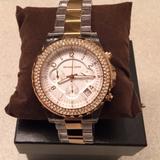Michael Kors Accessories | Michael Kors Rose Gold Clear | Color: Gold/Pink | Size: Os