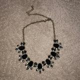 J. Crew Jewelry | J Crew Womens Necklace | Color: Black/Silver | Size: Os