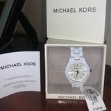 Michael Kors Accessories | Michael Kors Watch | Color: White | Size: Os