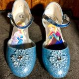 Disney Costumes | Elsa Frozenshoes Size 11c | Color: Blue | Size: 11c