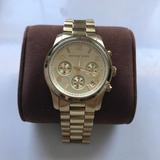 Michael Kors Accessories | Michael Kors Runway Gold Tone Watch | Color: Gold | Size: Os