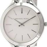 Michael Kors Accessories | Michael Kors Unisex Watch | Color: Silver/White | Size: Os