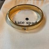 Kate Spade Jewelry | Kate Spade Nwot Punched Out Bangle Wdust Bag | Color: Cream | Size: Os