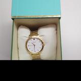 Kate Spade Accessories | Kate Spade New Gold Watch | Color: Gold/White | Size: 1-12 Face 58 Band