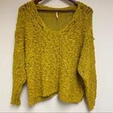Free People Sweaters | Free People Sunday Shore Sweater | Color: Gold | Size: Xs
