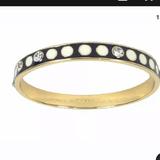 Kate Spade Jewelry | Kate Spade Black And Gold Spot Bangle | Color: Black/Gold | Size: Os