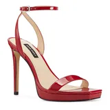 Nine West Zadie 03 Women's Platform High Heel Sandals, Size: 8, Red