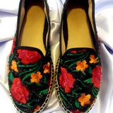 Anthropologie Shoes | Espadrilles | Color: Black/Red | Size: 8