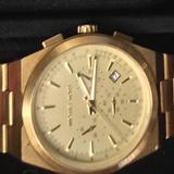 Michael Kors Accessories | Channing Chronograph Champagne Dial Gold-Plated | Color: Gold/Tan | Size: 7 34 Inches