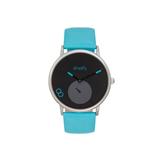 Simplify The 7200 Leather-Band Watch Black/Turquoise One Size SIM7203