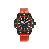 Shield Shaw Diver Watch w/Date - Mens Black/Orange One Size SLDSH106-6