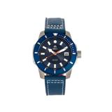 Shield Shaw Diver Watch w/Date - Mens Blue/Blue One Size SLDSH106-3