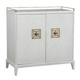 Fairfield Chair East Camden Bar Cabinet Wood in Brown/White, Size 40.0 H x 21.0 D in | Wayfair 8098-48