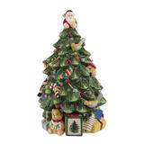 Spode Christmas Tree Figural LED Tree Porcelain in Green, Size 13.5 H x 8.5 W x 8.4 D in | Wayfair 749151739437