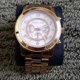 Michael Kors Accessories | Michael Kors Chronograph Gold-Tone Mens Watch | Color: Gold | Size: Os