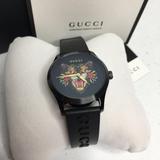 Gucci Accessories | New Gucci Angry Cat Watch 38mm | Color: Black/Red | Size: 38mm