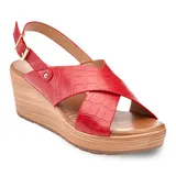 Henry Ferrera Comfort 203 Women's Wedge Sandals, Size: 9.5, Red