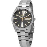 Quartz Grey Dial Stainless Steel Watch p1 - Gray - Seiko Watches