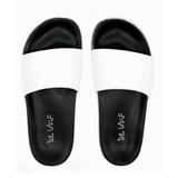 DE WULF Women's Sandals White - White Loolies Leather Slide - Women