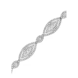 Diamaison Women's 2 ct. t.w. Diamond Marquise Bracelet in Sterling Silver