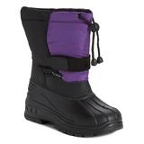 Skadoo Girls' Cold Weather Boots Purple - Purple Snow Boot - Girls