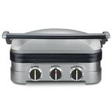 Cuisinart Non Stick Electric Grill & Panini Press Die Cast Aluminum in Gray, Size 7.12 H x 11.5 D in | Wayfair GR-4NP1A