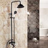 BathSelect Allora Shower Faucet w/ Rough-in Valve in Brown, Size 47.0 H x 6.0 W in | Wayfair BS9363