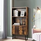 Loon Peak® Gosnell 47.5" H x 24" W Cube Bookcase Wood in Brown/Green, Size 47.5 H x 24.0 W x 12.0 D in | Wayfair DCA19903E0D94596B087A1F53351712D