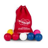 Murbles 75mm Bocce w/ Carrying Case Plastic in Blue/Red, Size 14.0 H x 7.0 W x 4.0 D in | Wayfair MG9BRYBPk-BagR